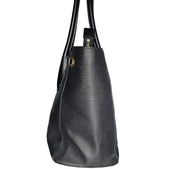 Dagne Dover Legend Signature Tote 15" Laptop Shoulder Bag Canvas Onyx Black - Picture 5 of 16